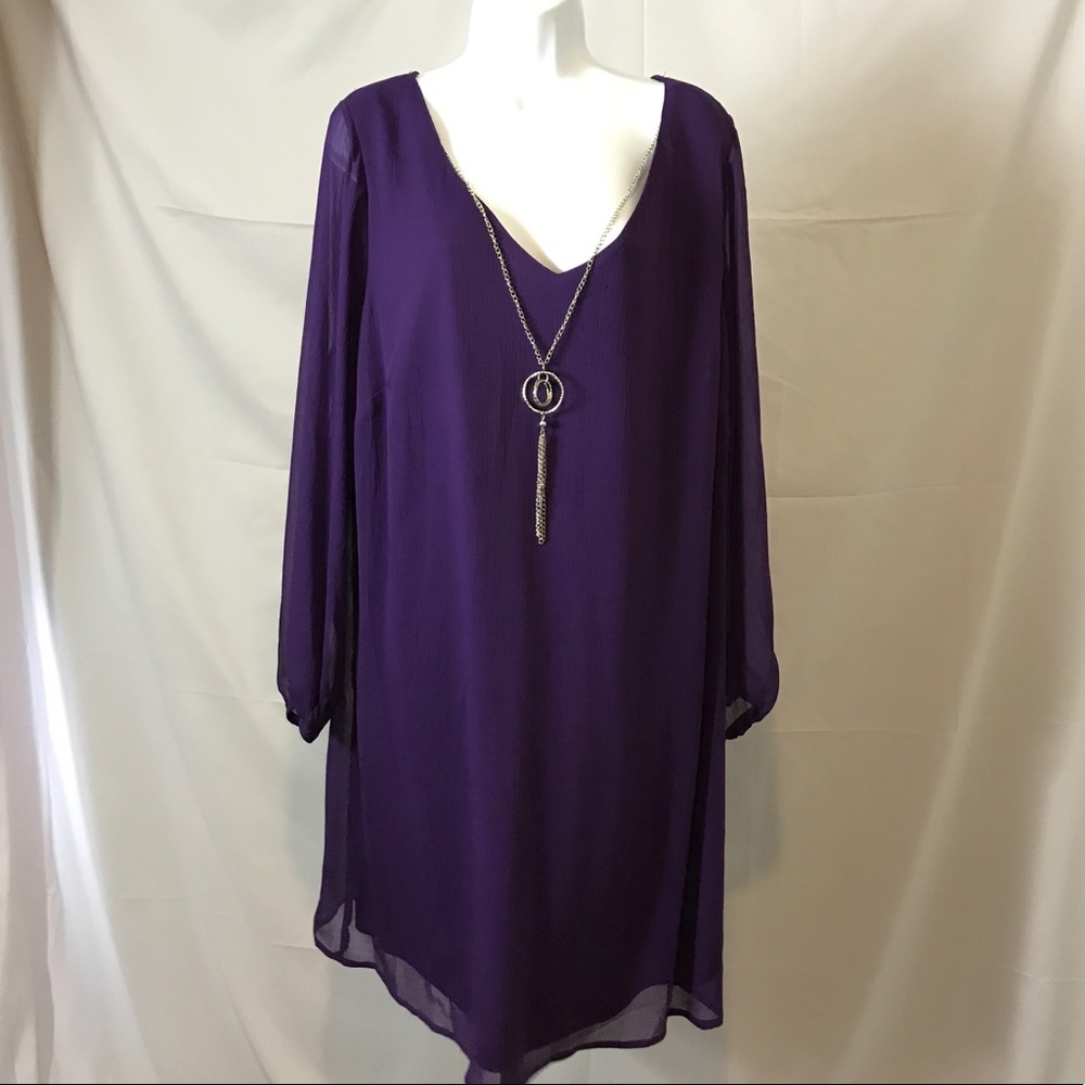 Purple dress